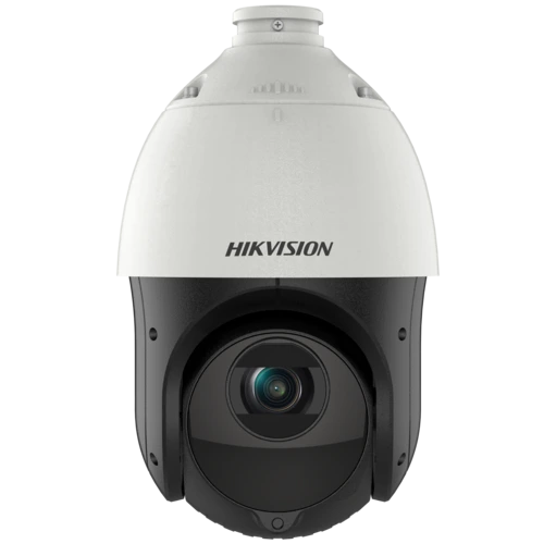 Technician installing CCTV camera