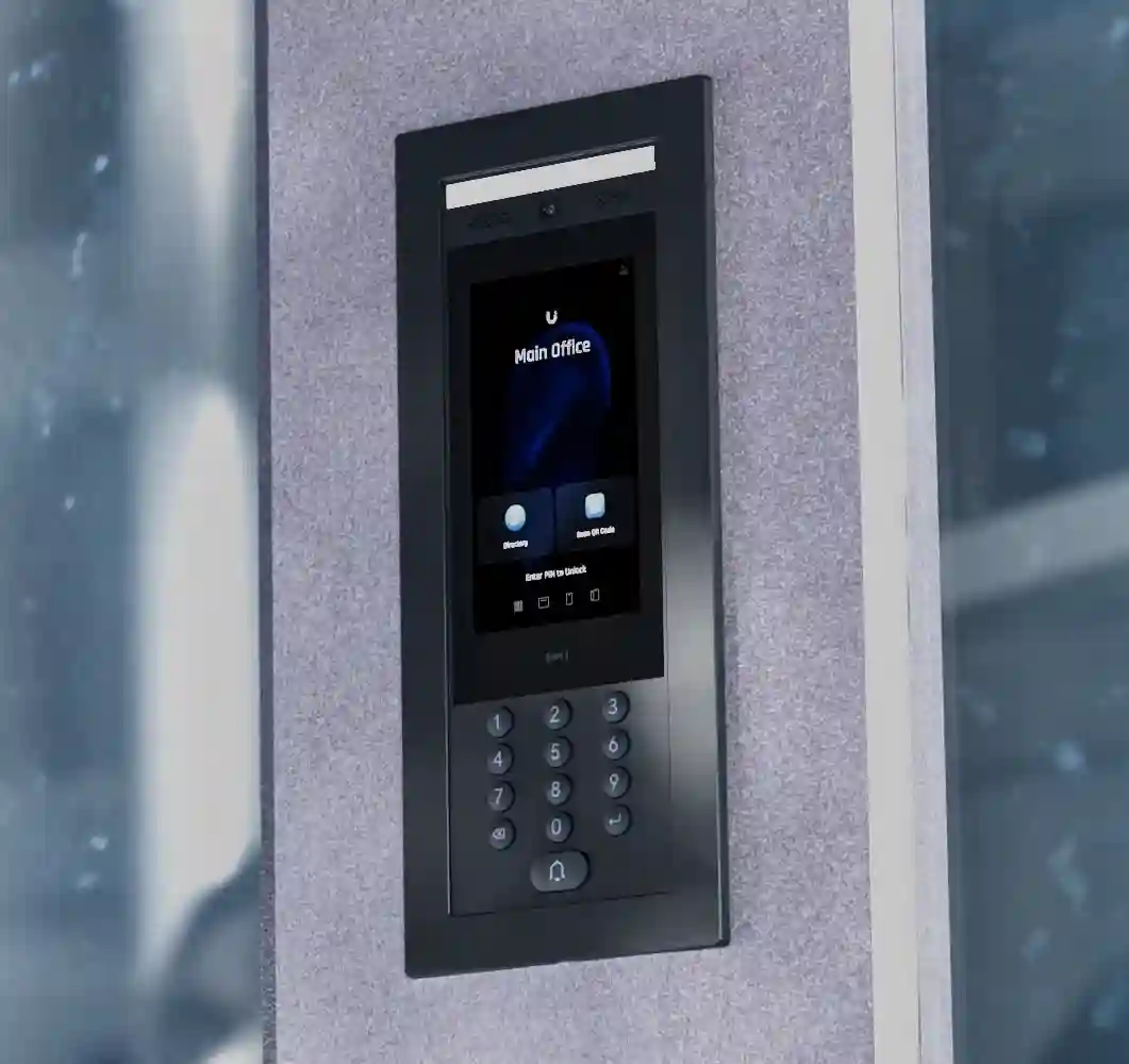 Outdoor video intercom unit installation